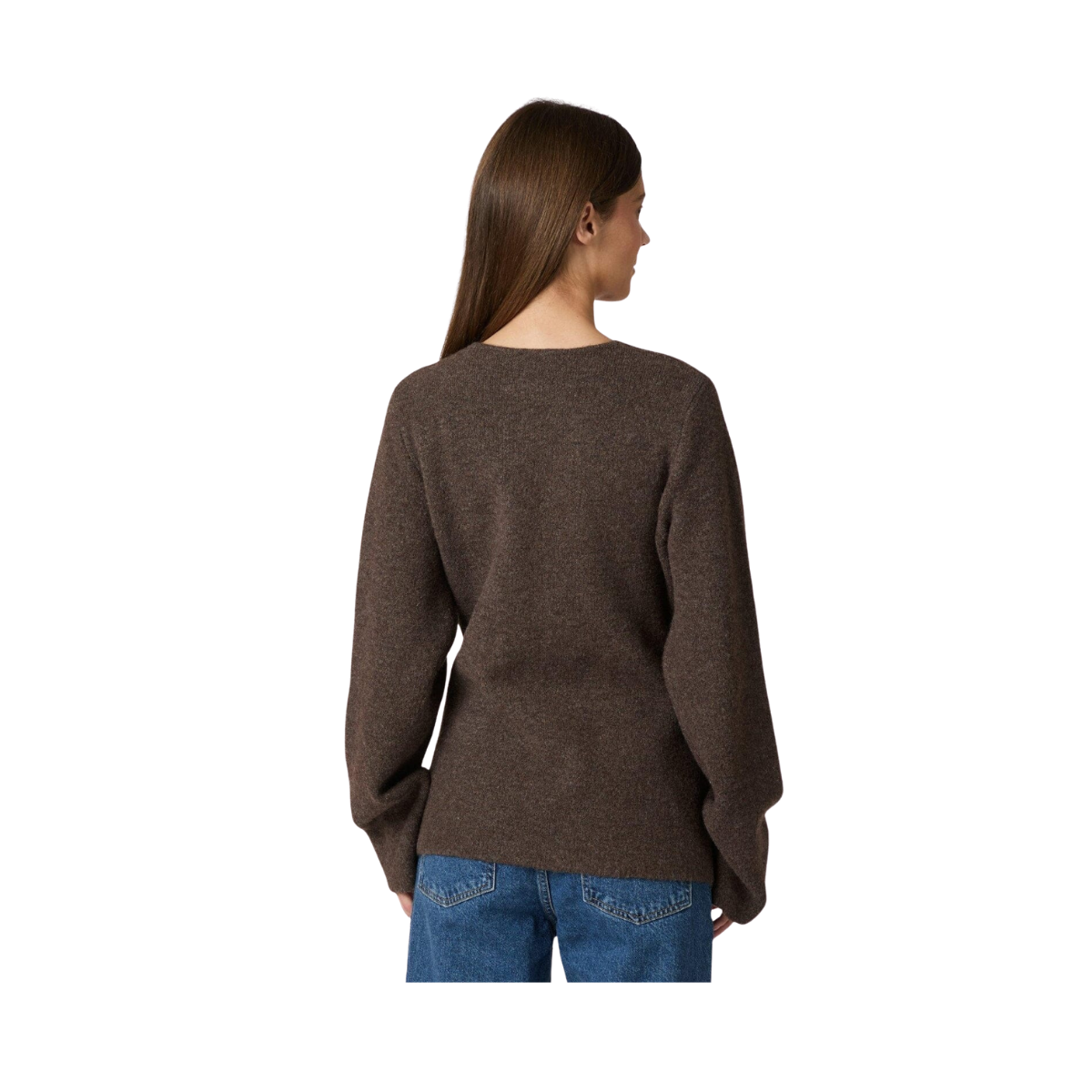 Marie Louise Knit Cardigan - Brown