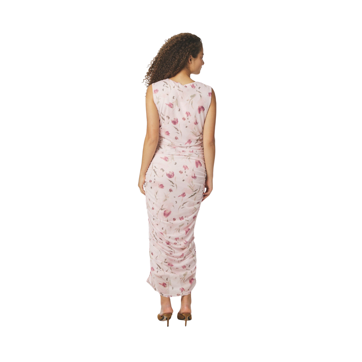 Corilina Artist Mesh Dress - Light Pink
