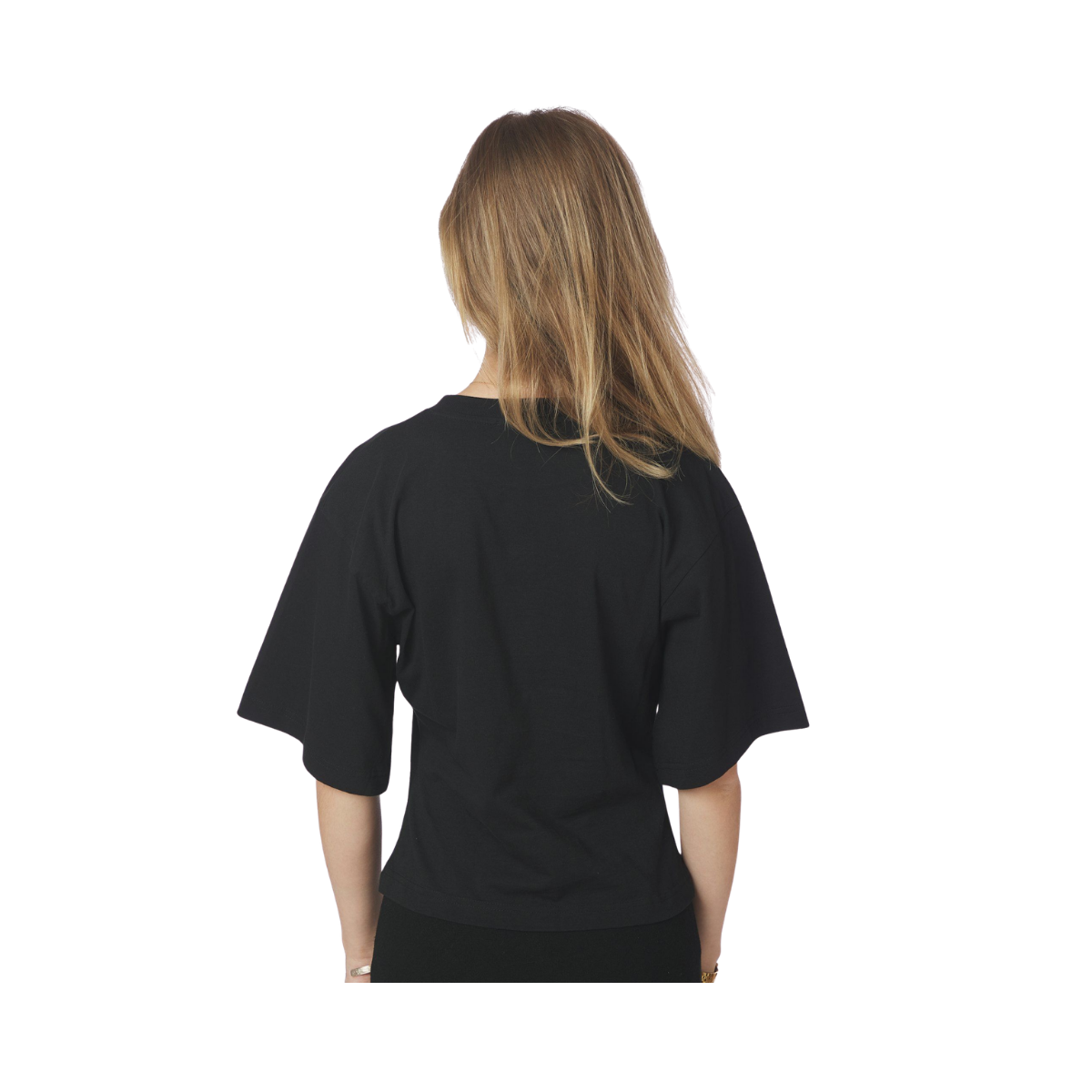 Asha Boxy Tee - Black