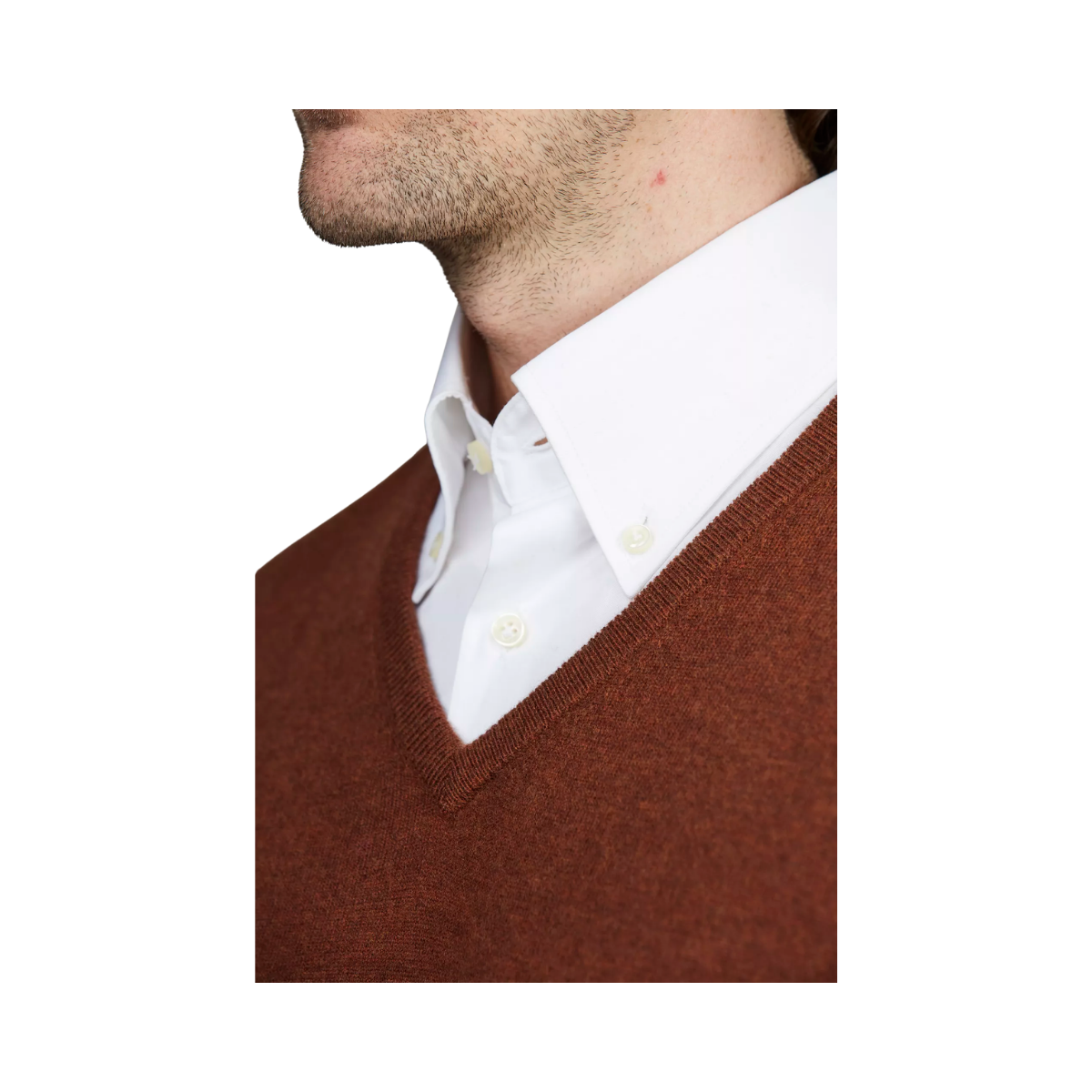 Geelong Knitted Sweater - Brown