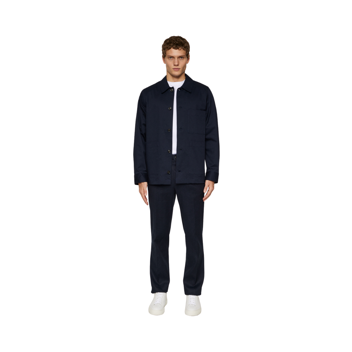 Easton Workwear Overshirt - Navy