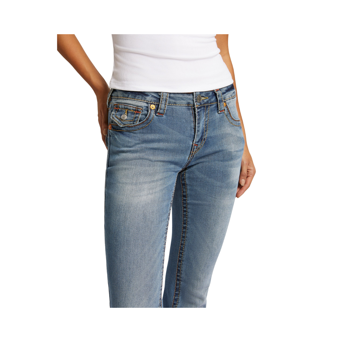 Rainbow Becca Mid Rise Bootcut Big T - Itonda