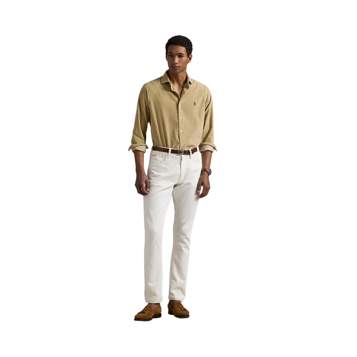 Long Sleeve Sport Shirt - Coastal Beige