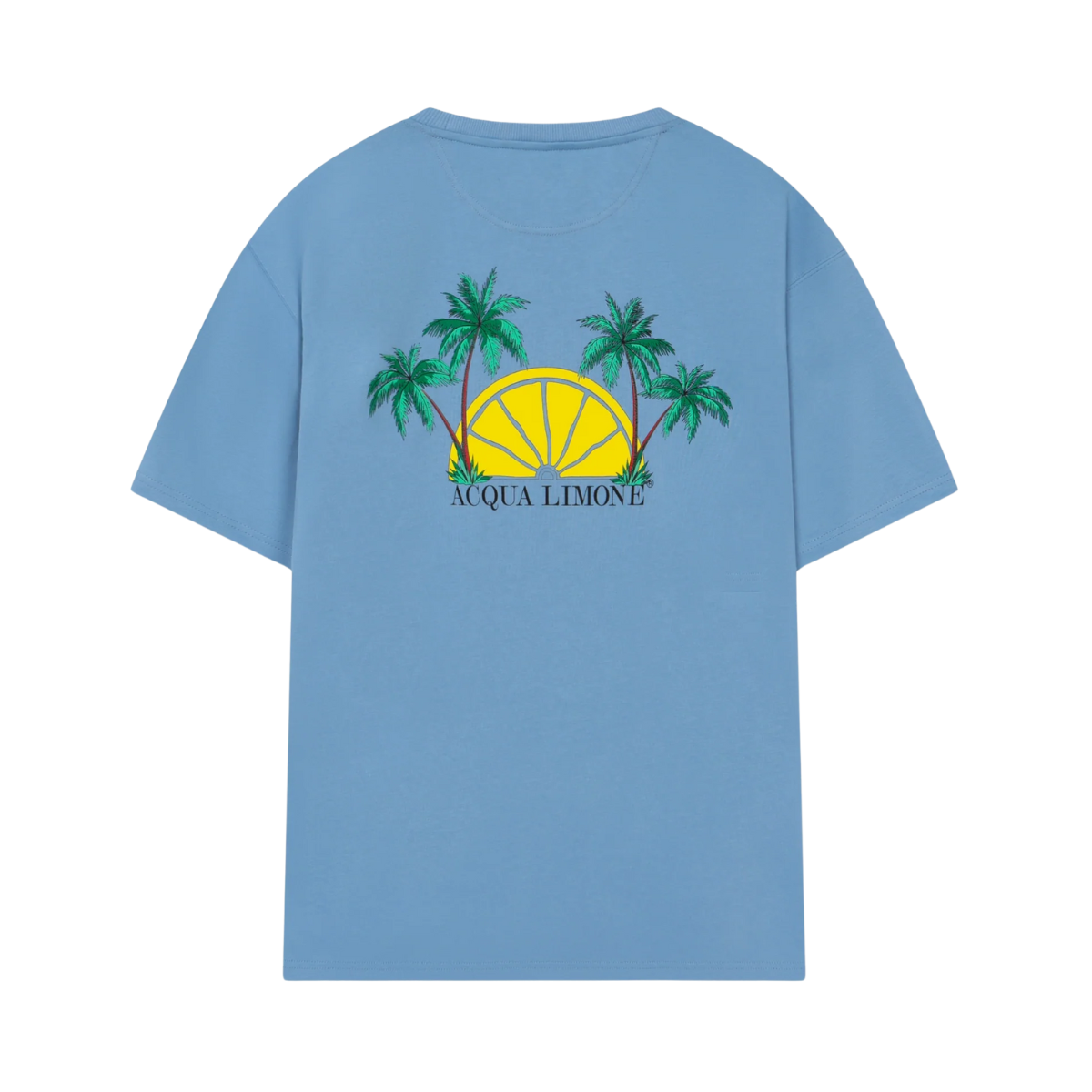 Heavy Tee Palm tree - Corn Blue