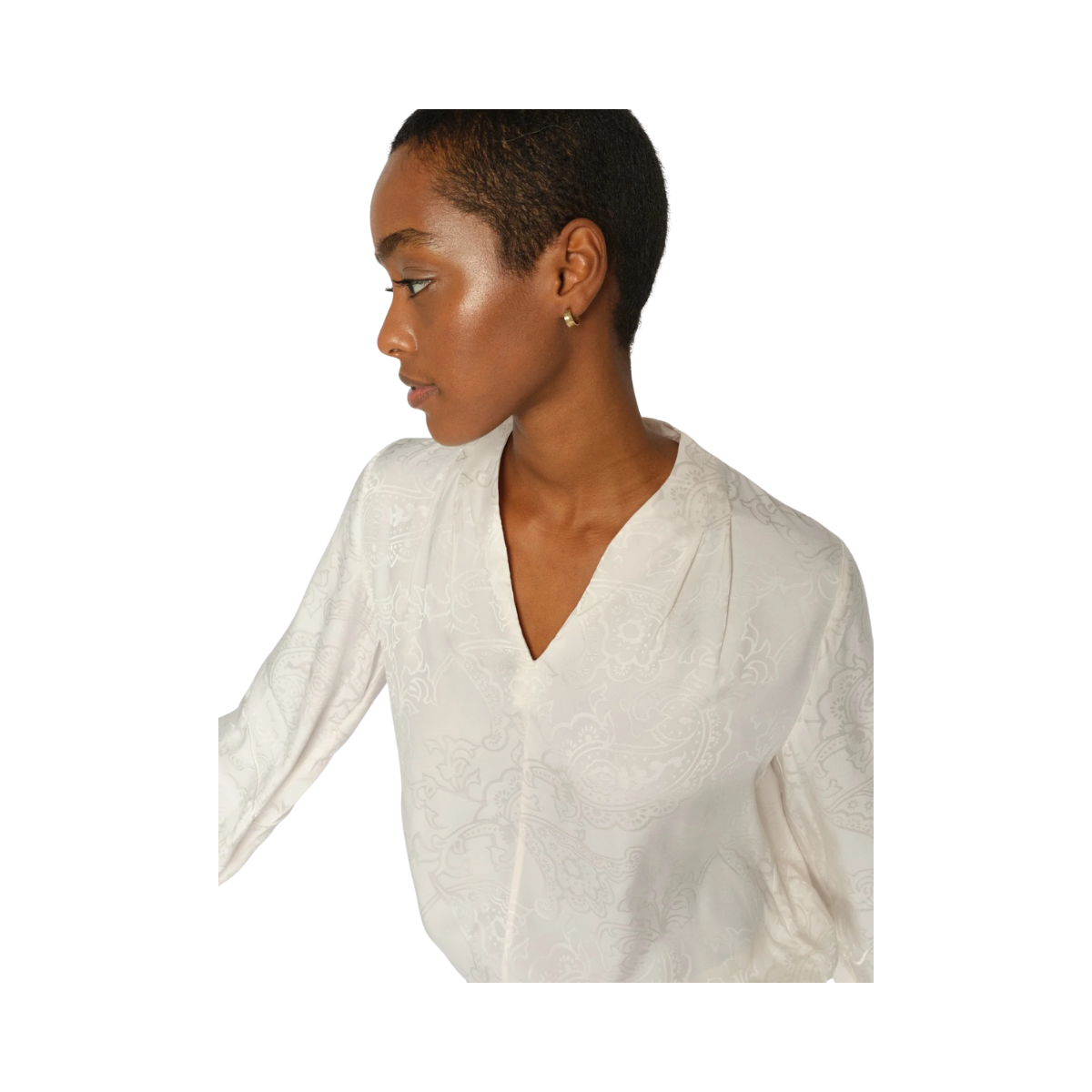 MMHefa Paisleya Blouse - Ecru