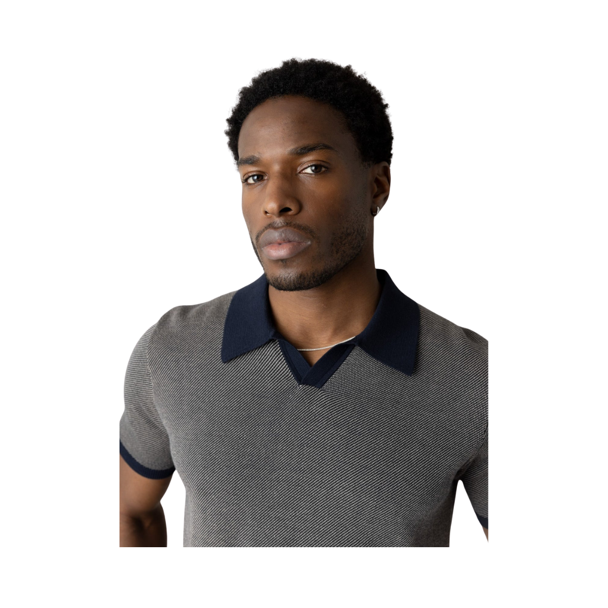 MMGRoma Batti Polo SS Knit - Navy