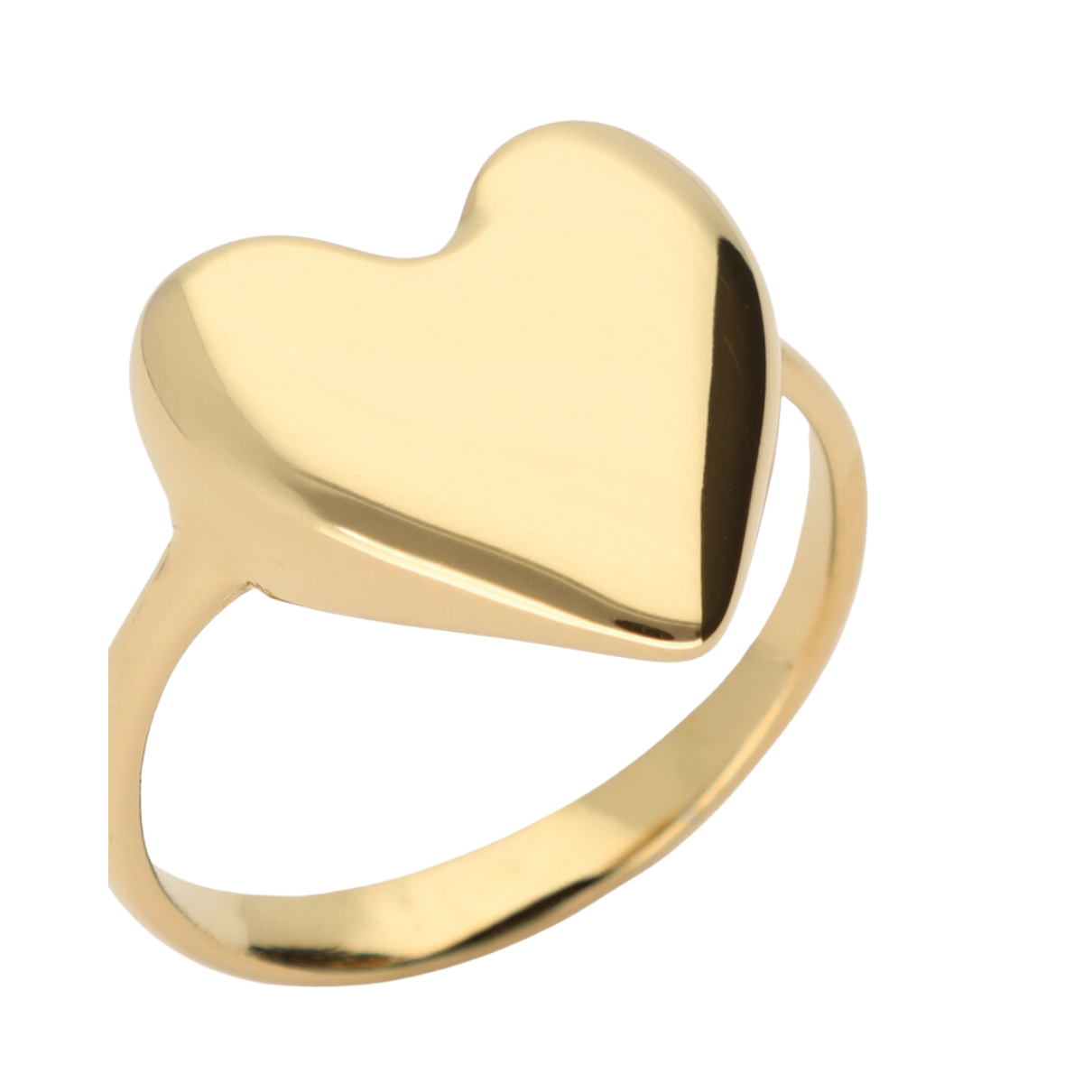 Ring Heart Os - Gold