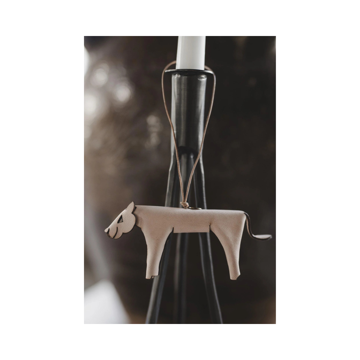 Ornament Lion Julgransdekoration - BEIGE