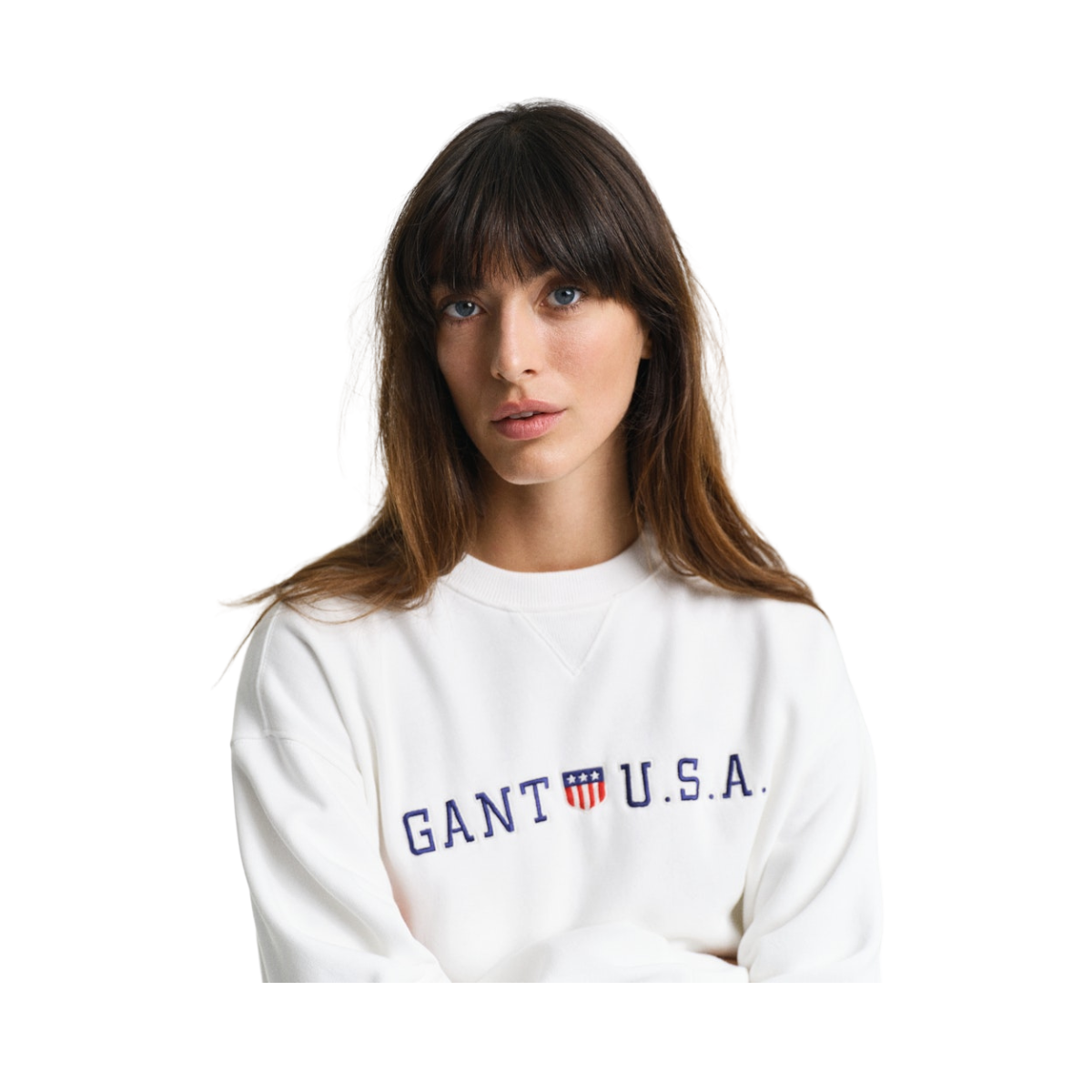SHIELD USA C-NECK SWEAT - EGGSHELL