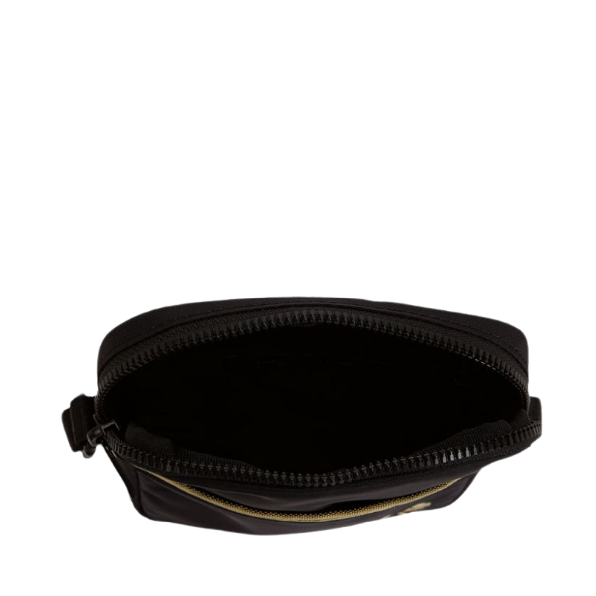 Tipped Tape Small Side Bag - Black