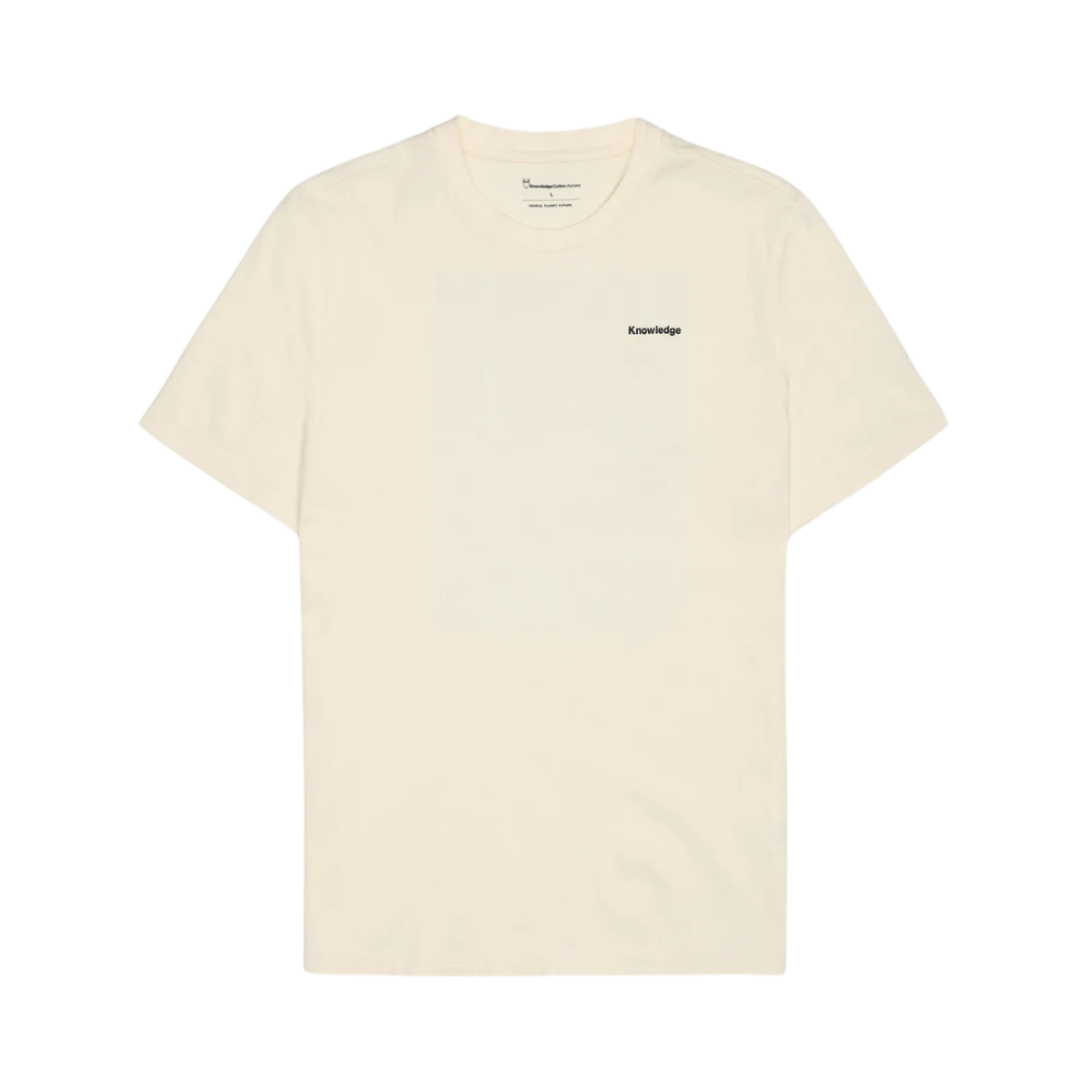 Single Jersey Hik Printed T-Shirt - 1387 Egret