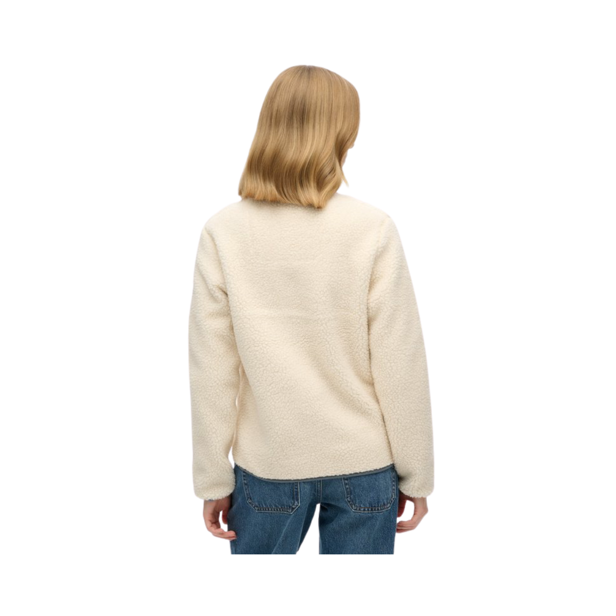 Outdoor Full Zip Fleece - 39E Ecru