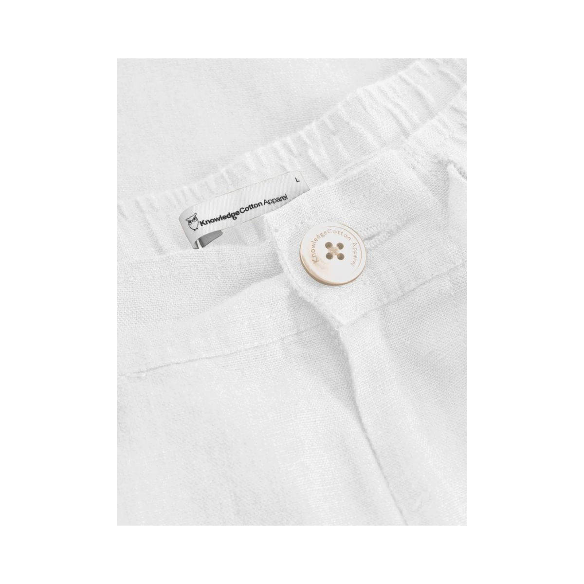 Loose Linen shorts - Bright White