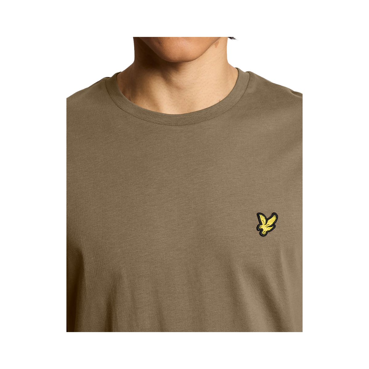 Plain T-Shirt - Khaki Ash