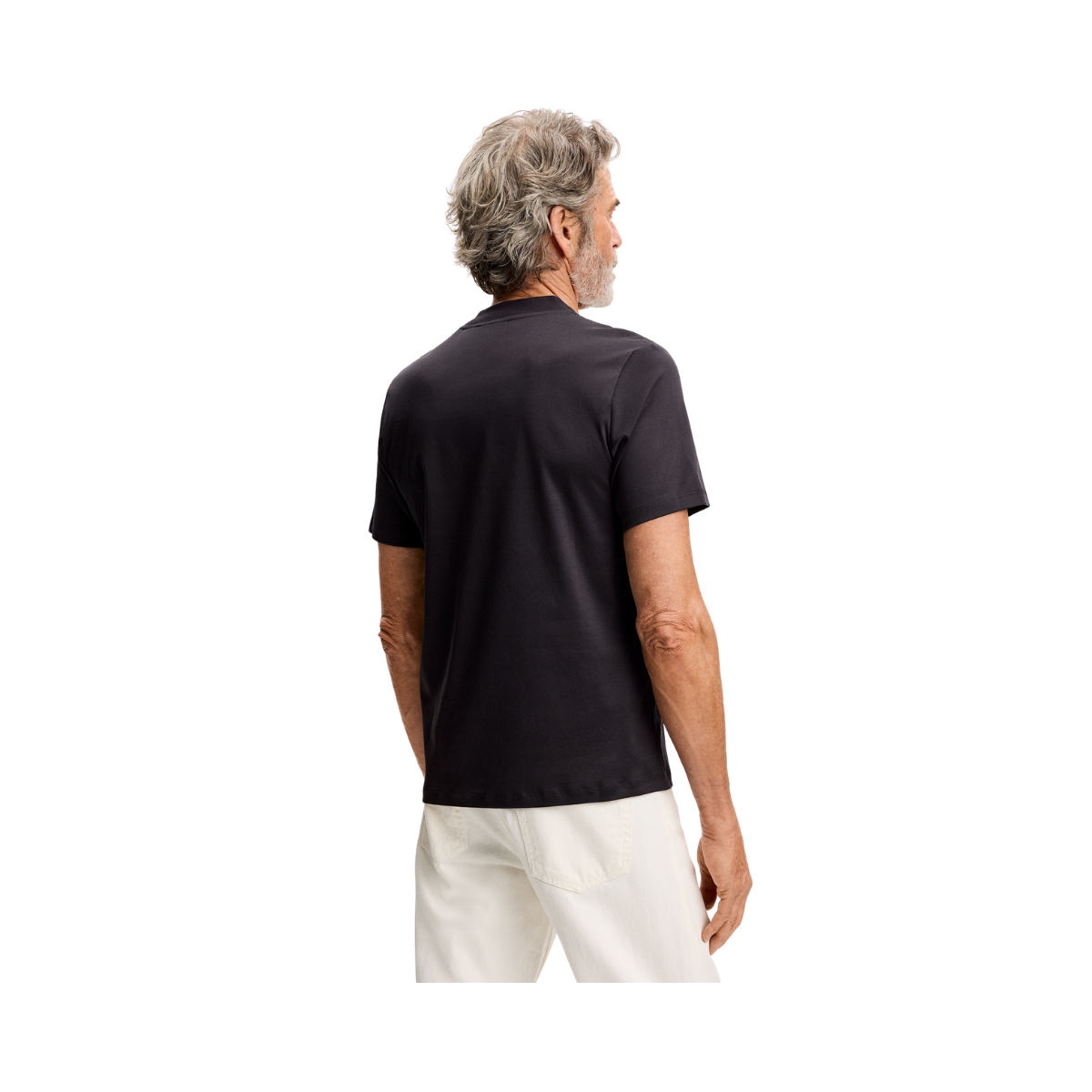 ACE MOCK NECK T-SHIRT - Black
