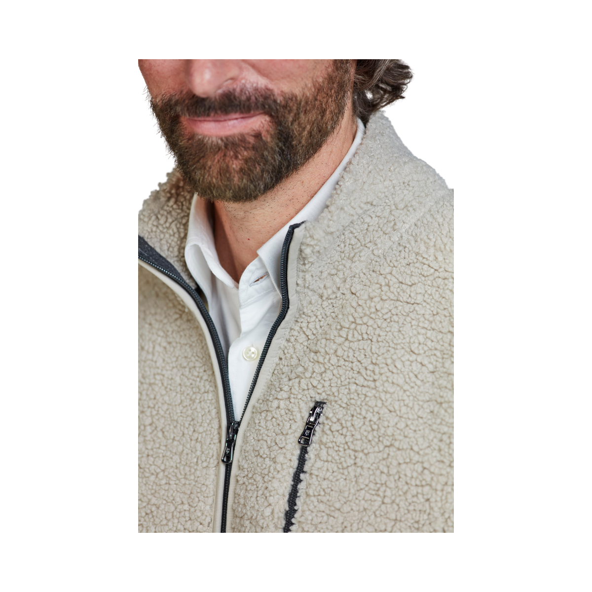 Pile Fleece Jacket - Sand