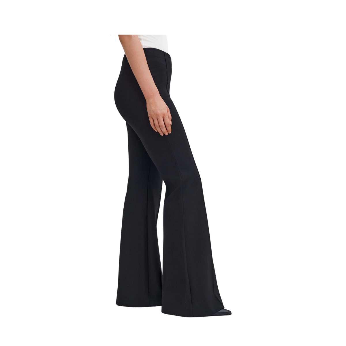 Fiona Flared Trousers - Black