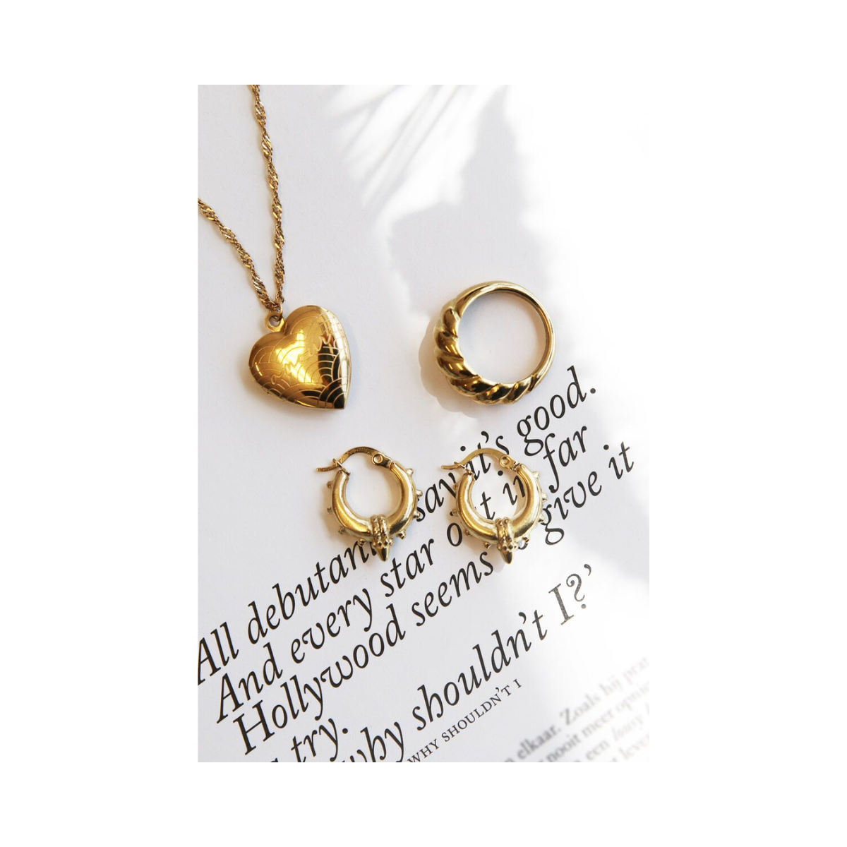 Chunky Earrings - Gold