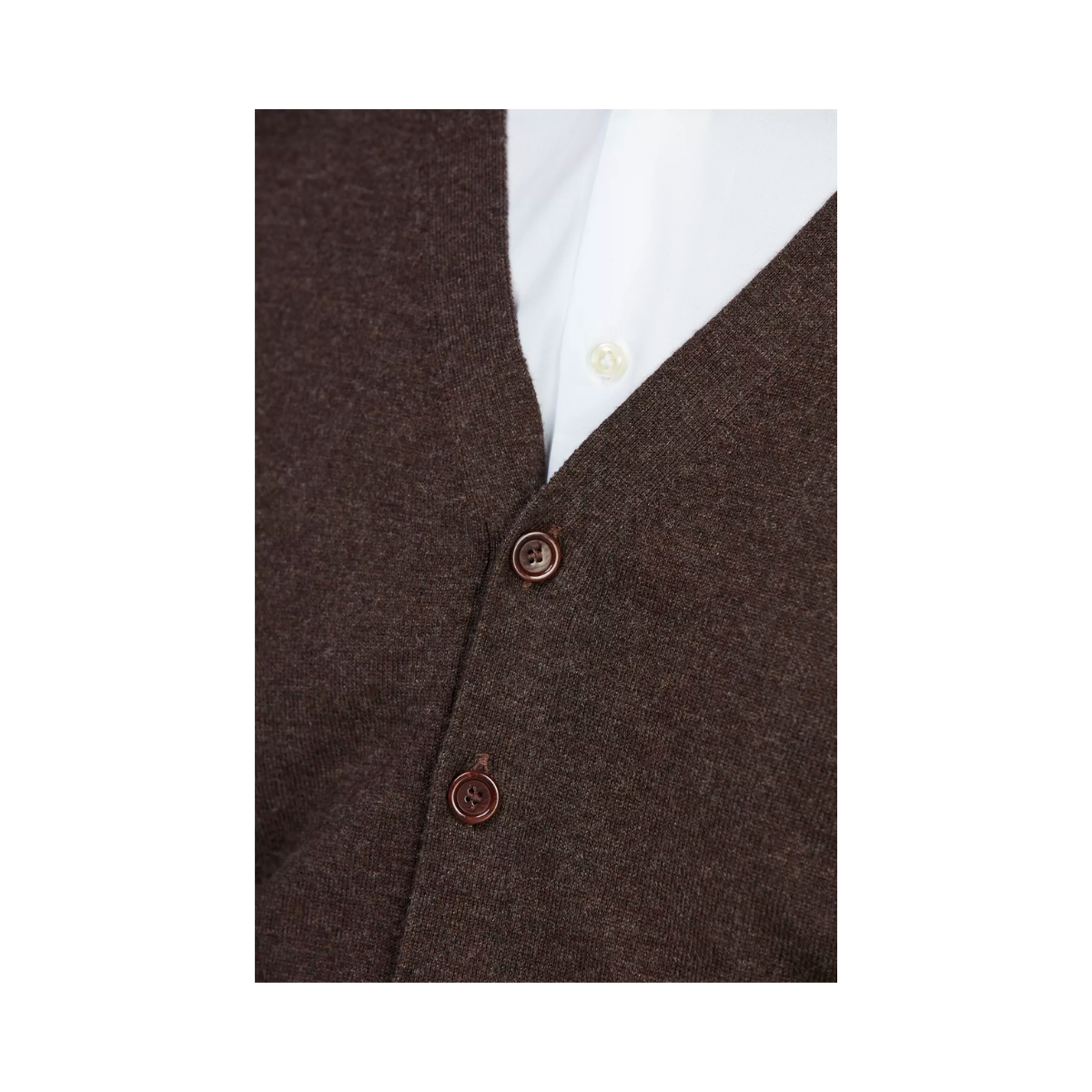 Classic Cardigan - Dark Brown