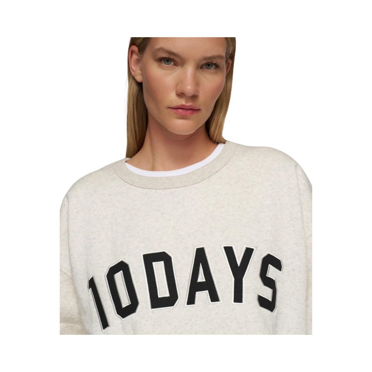 Statement SWEATER - Soft white melee