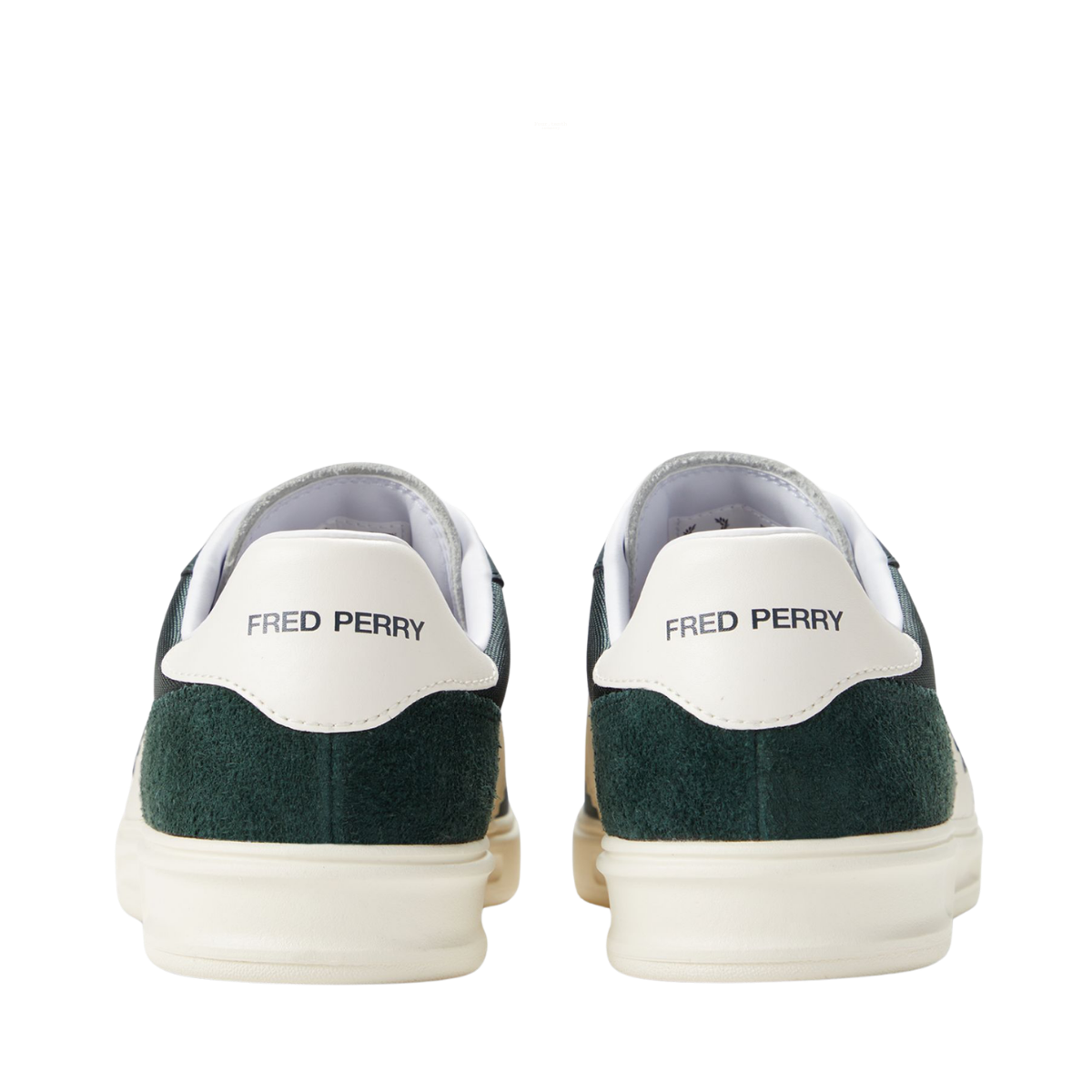 B4 Textured Suede - Grassroots / White