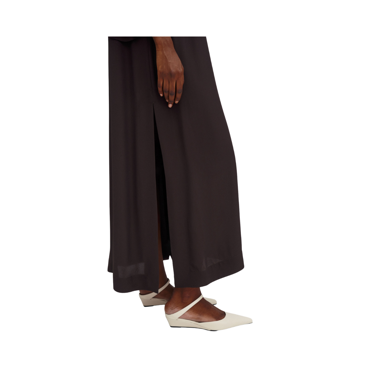 Sheer Raglan Kaftan - Dark Chocolate