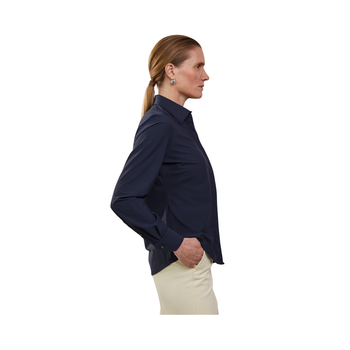 Sofie Shirt - Navy Blue