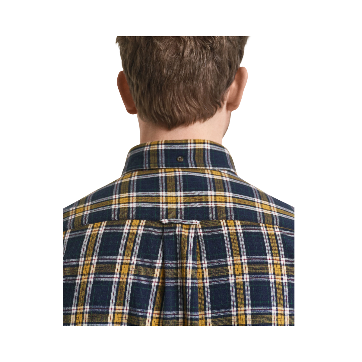 Windblown Flannel Check Shirt - Evening Blue