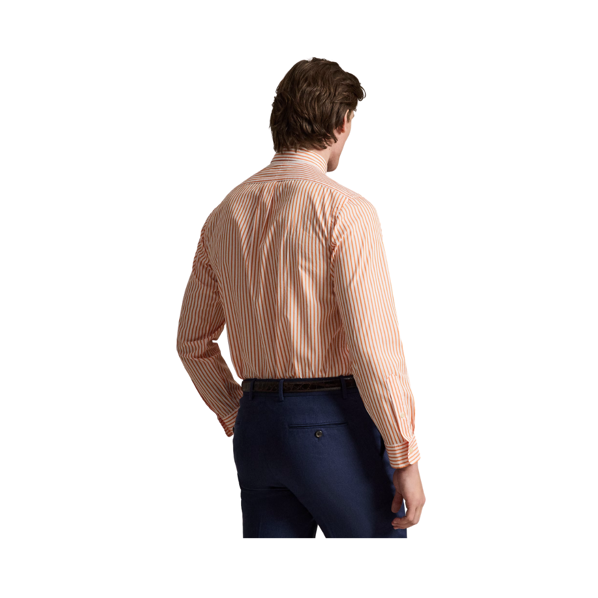 Woven Sport Shirt - White Kona Orange