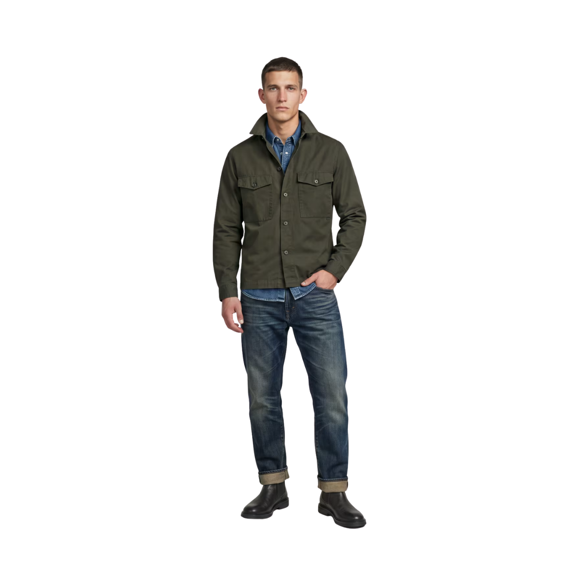 Core Lightweight Overshirt - Asfalt