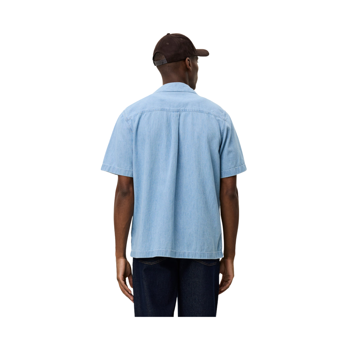 Lesley Denim SS Shirt - Light Indigo Wash