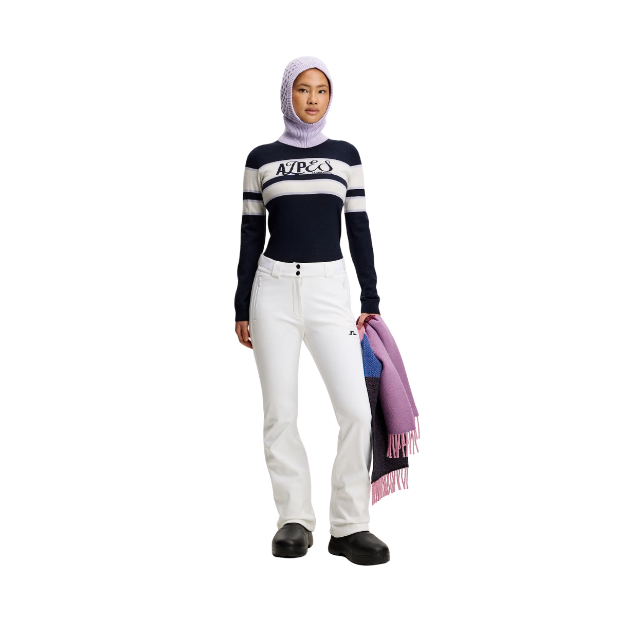 Stanford Softshell Ski Pant - White