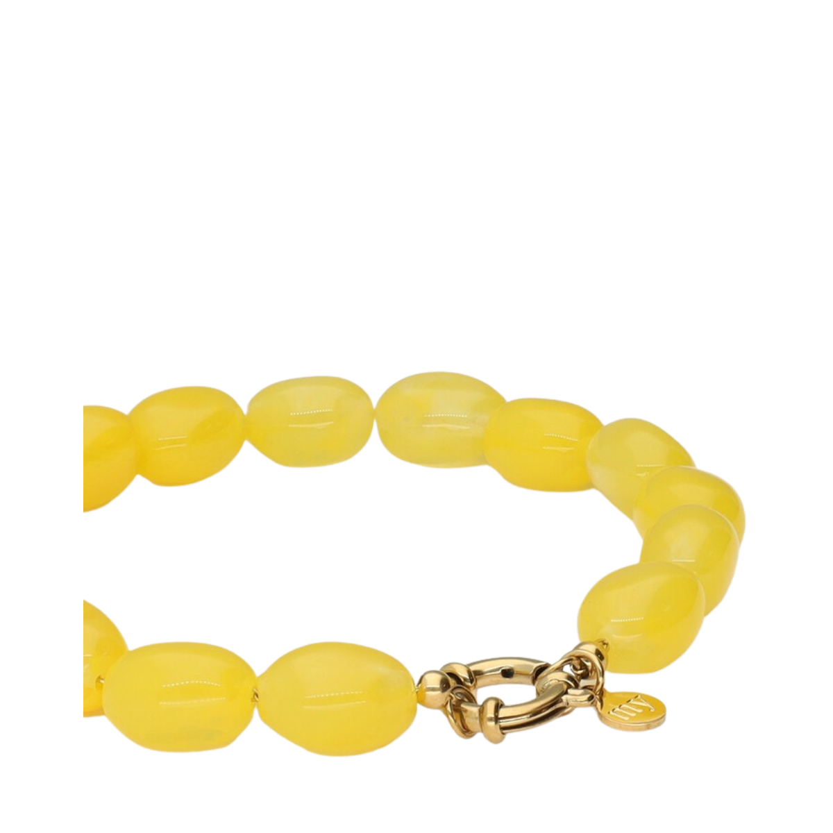 Bracelet Beads Yellow - Gold