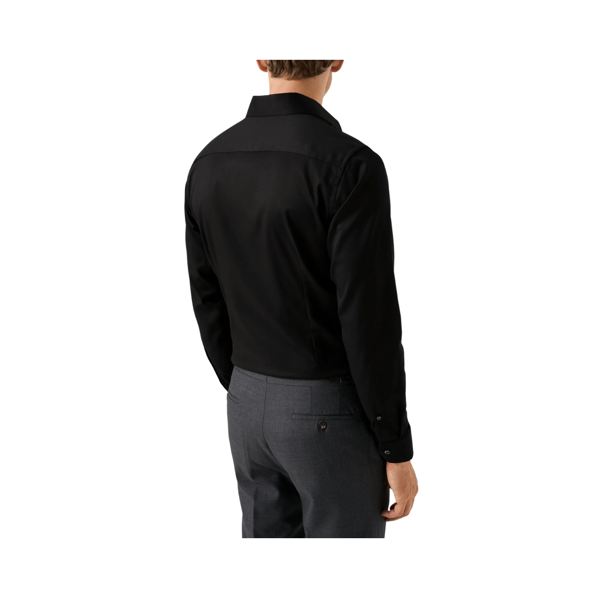 Signature Twill Shirt Cut Away Slim - Black