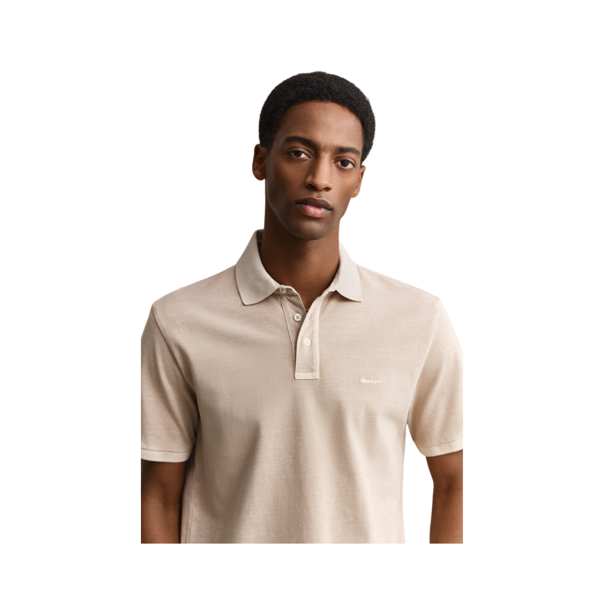 Sunfaded SS Polo - Oat Beige