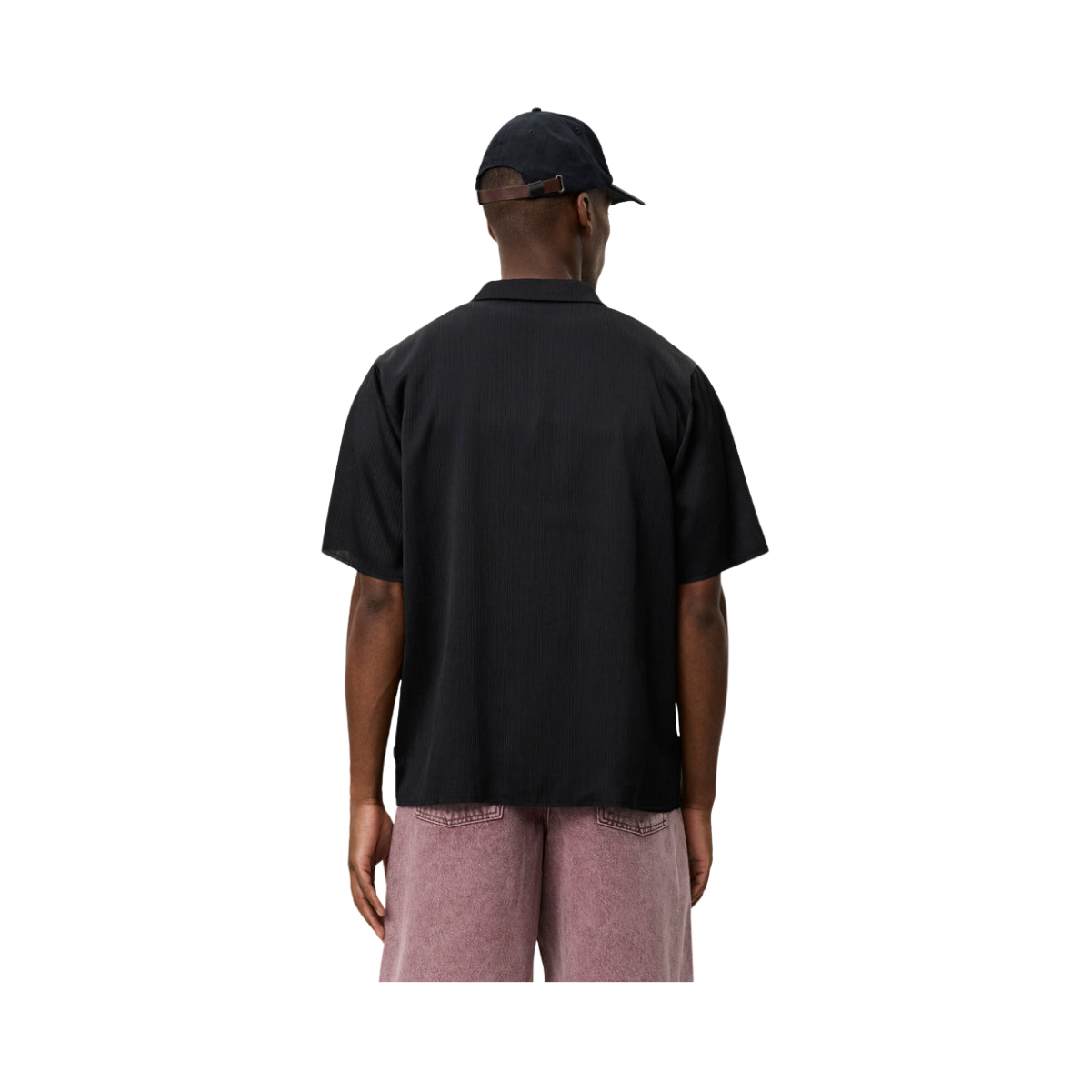 Hector Plissé SS Shirt - 100 Black