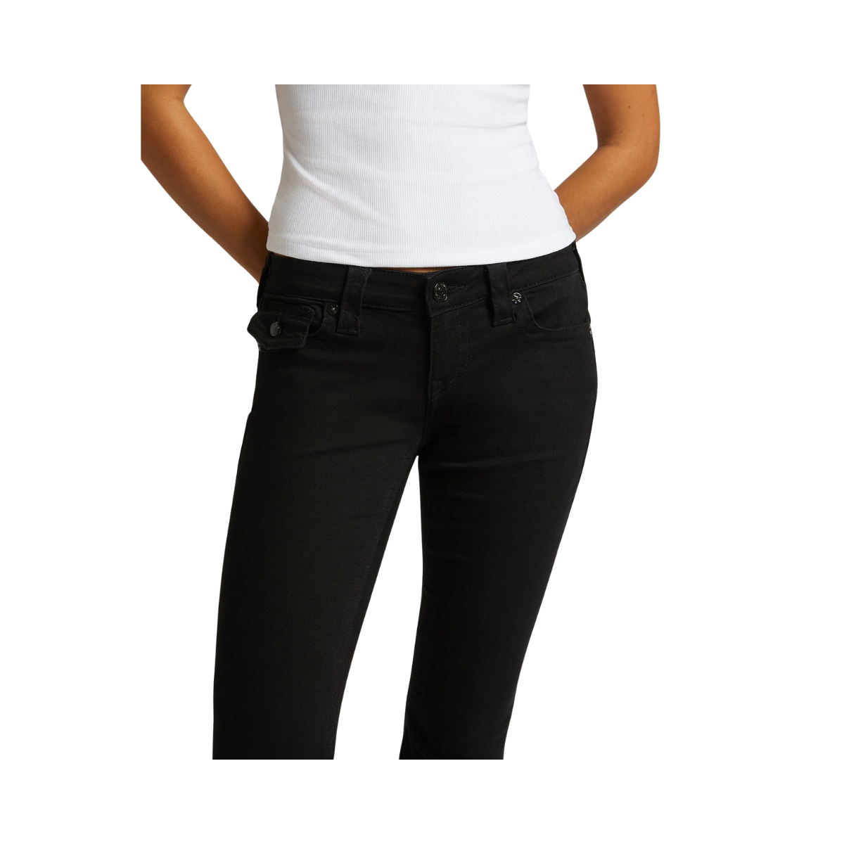 Joey Low Rise Flare - Black