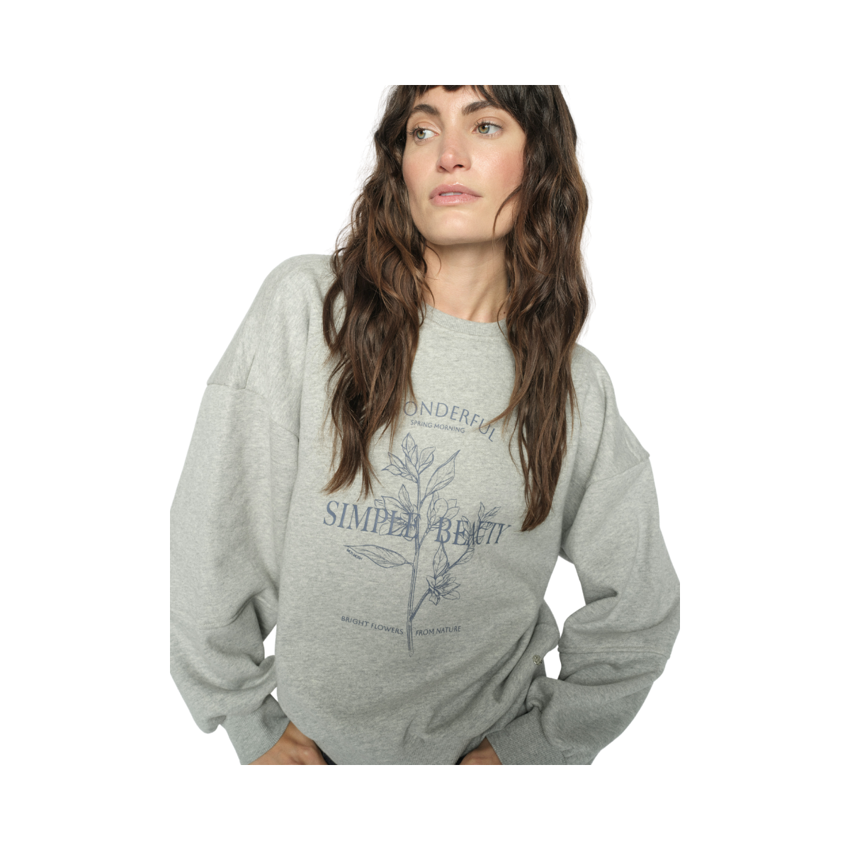 MMRafa Sweatshirt - Light Grey Melange