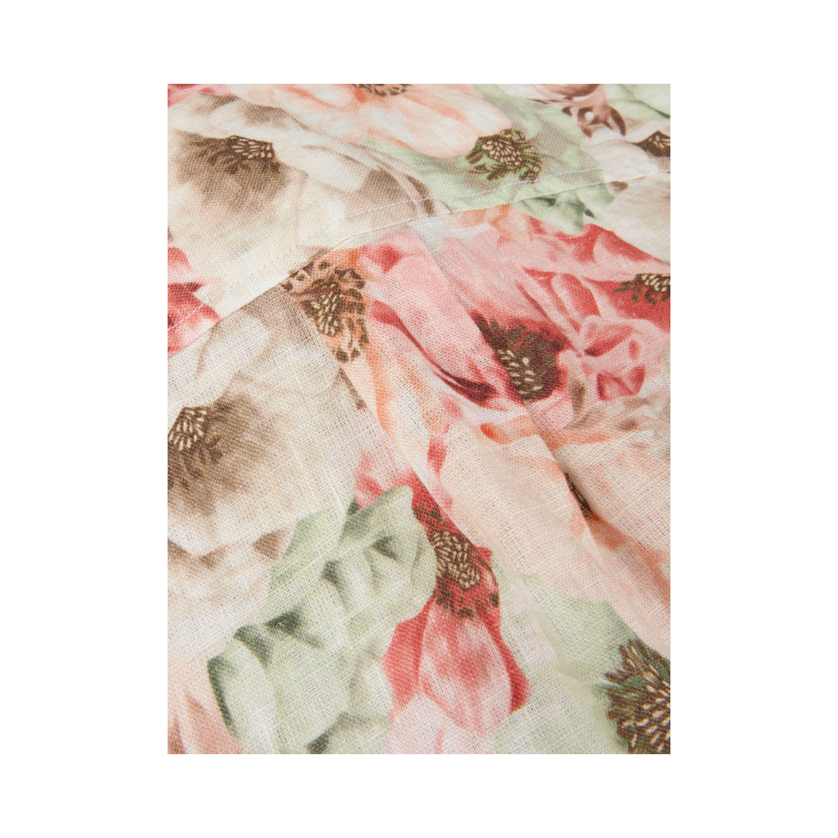 Siri Shirt - Light Orange Pattern