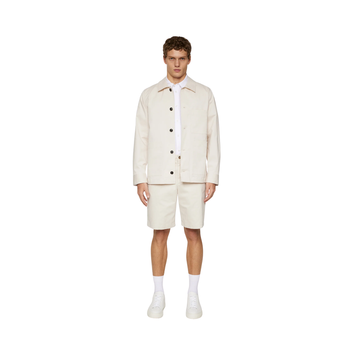 Easton Workwear Overshirt - Moonbeam