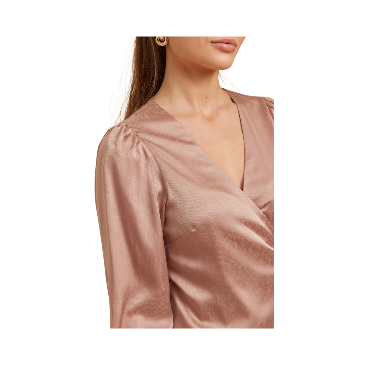 SHAUNI LS DRESS - Pink