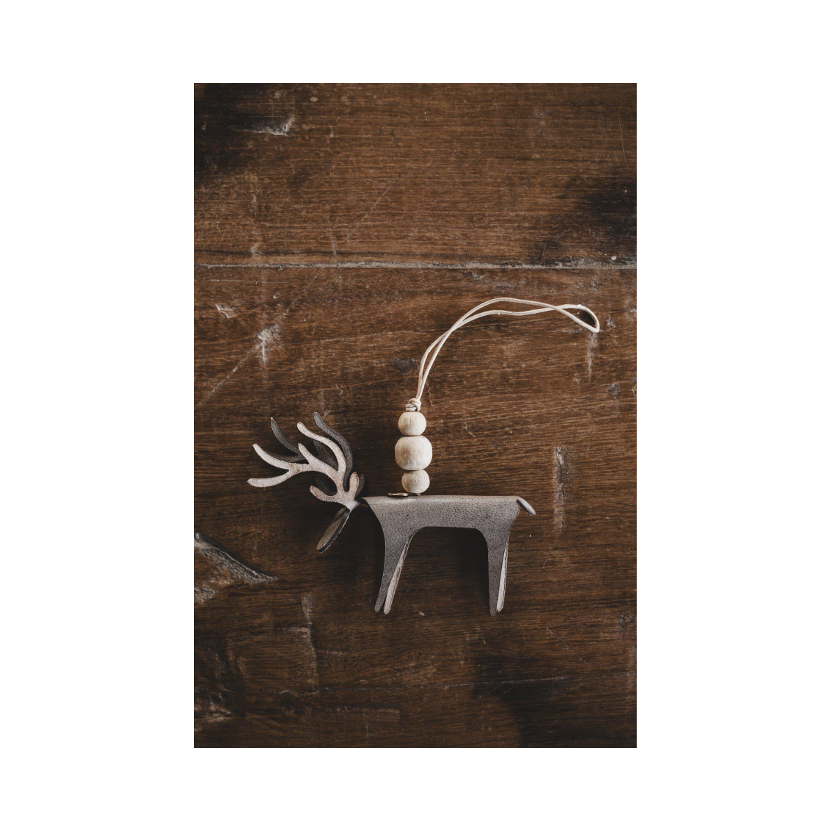 Ornament Deer Julgransdekoration - BEIGE