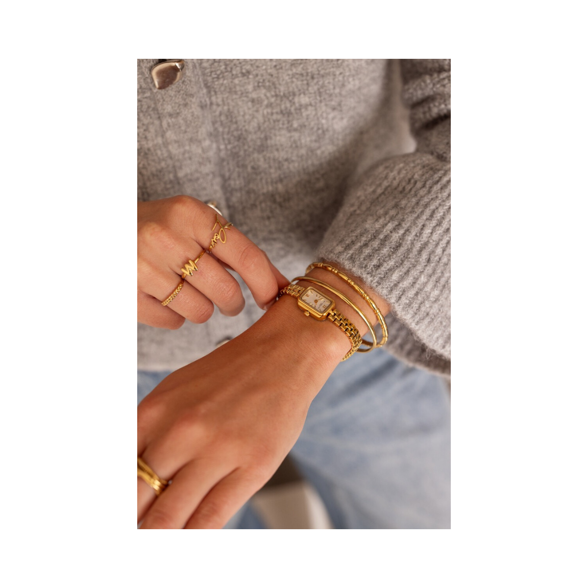 Watch Mini Square - Gold