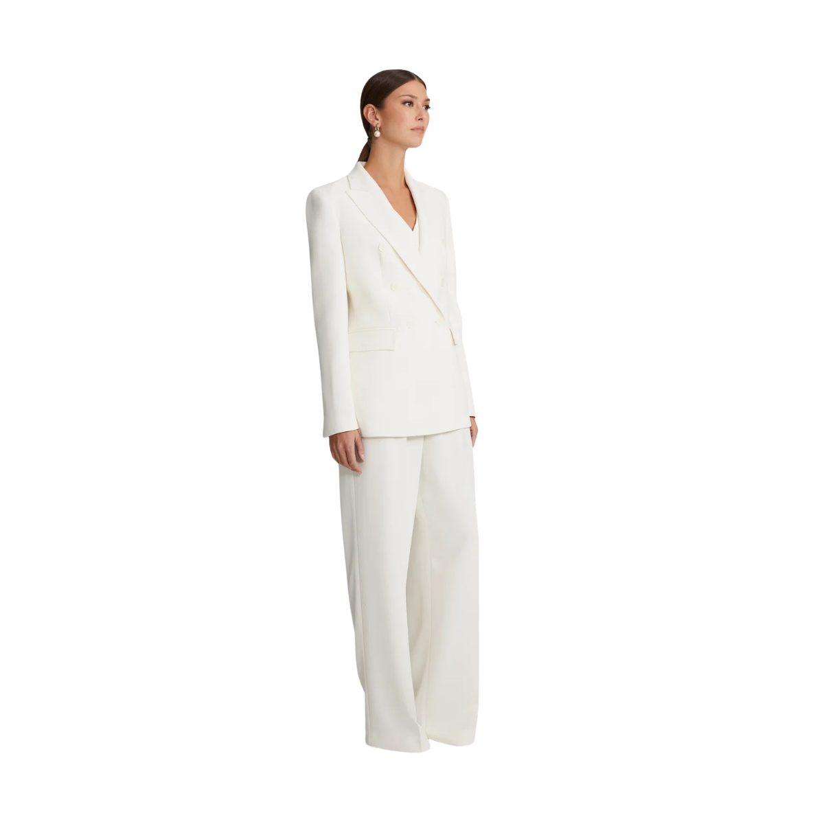 Traci W blazer - Chalk White