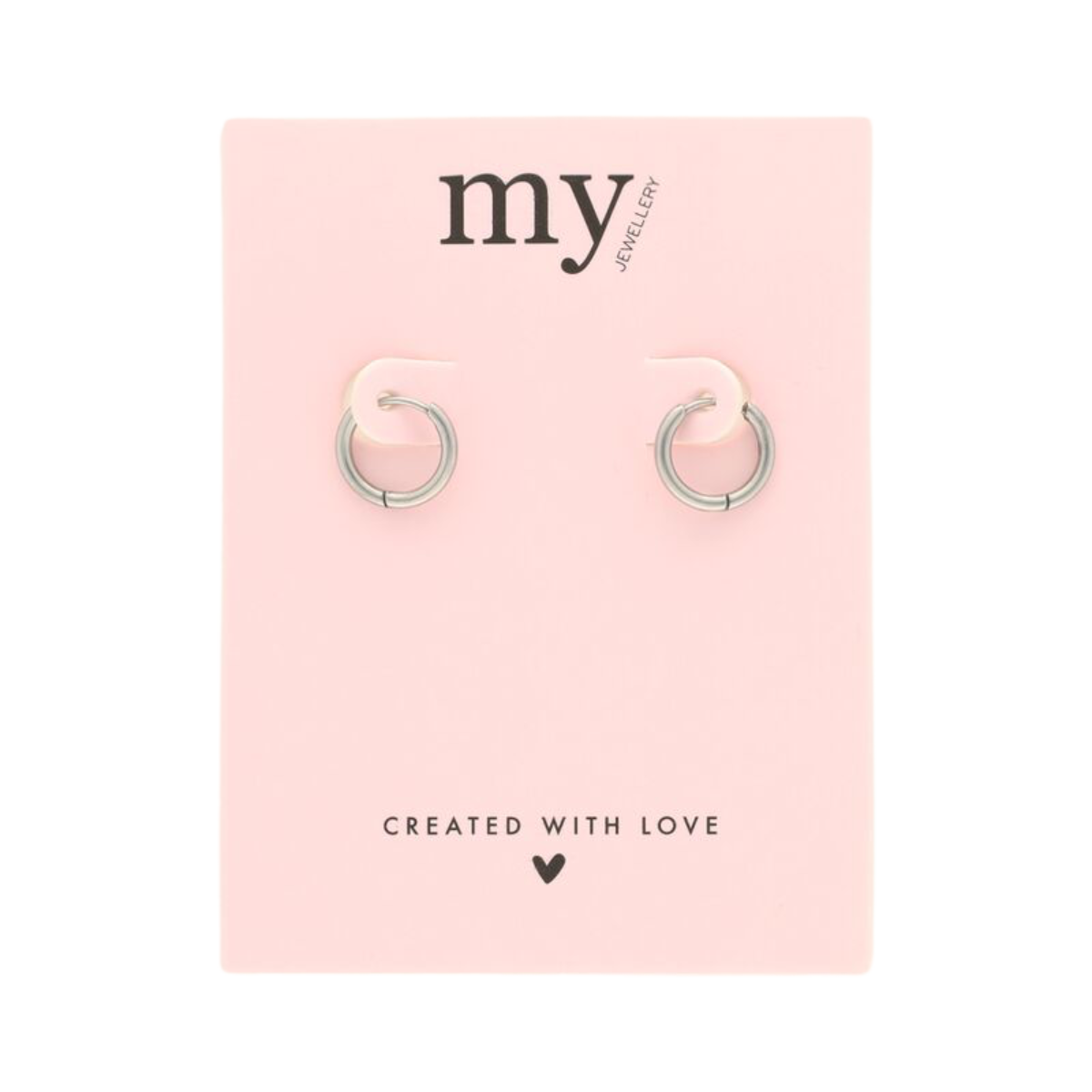 Earrings Basic - 0.9 Cm - Silver