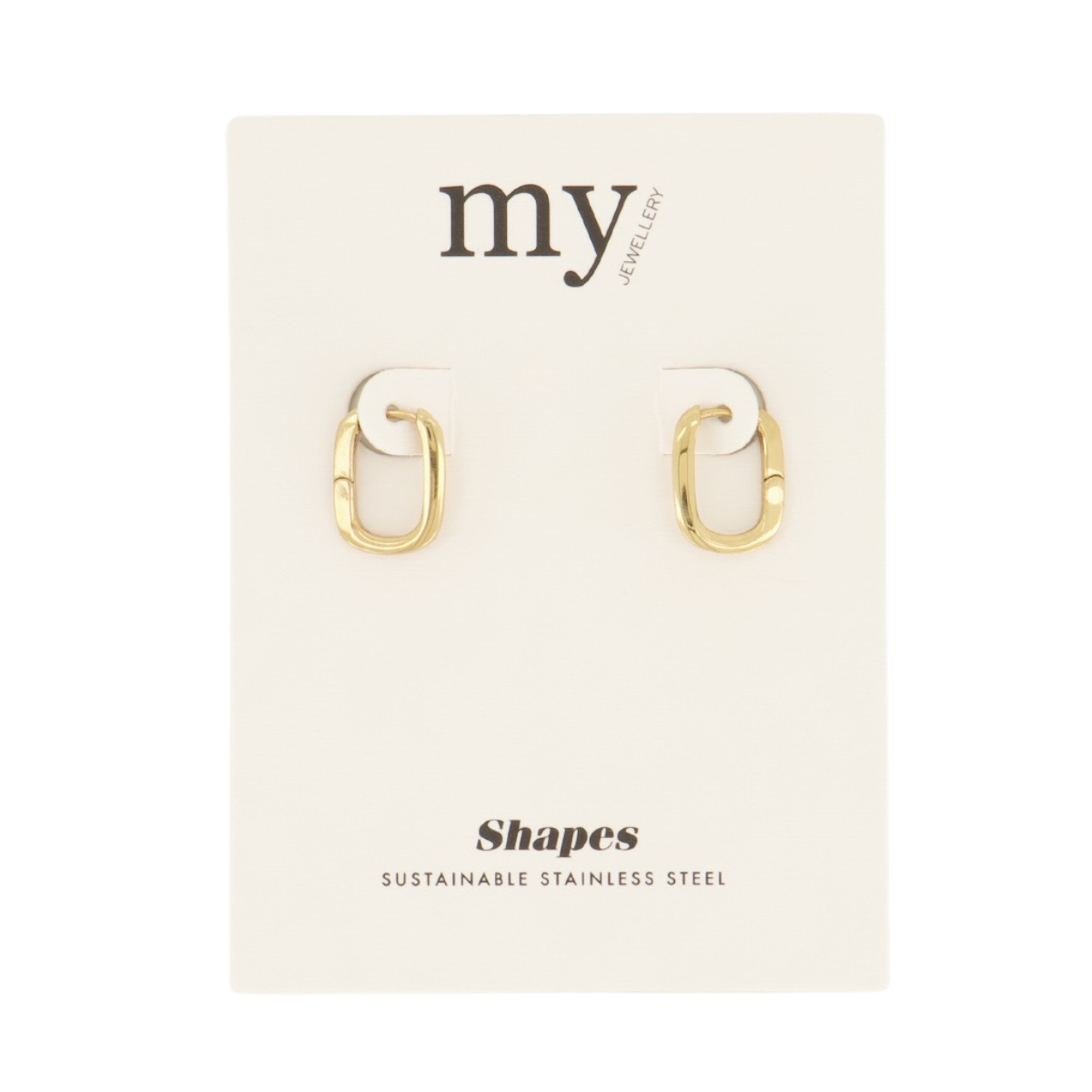 Oorbellen Ovaal Klein - 1200 Gold