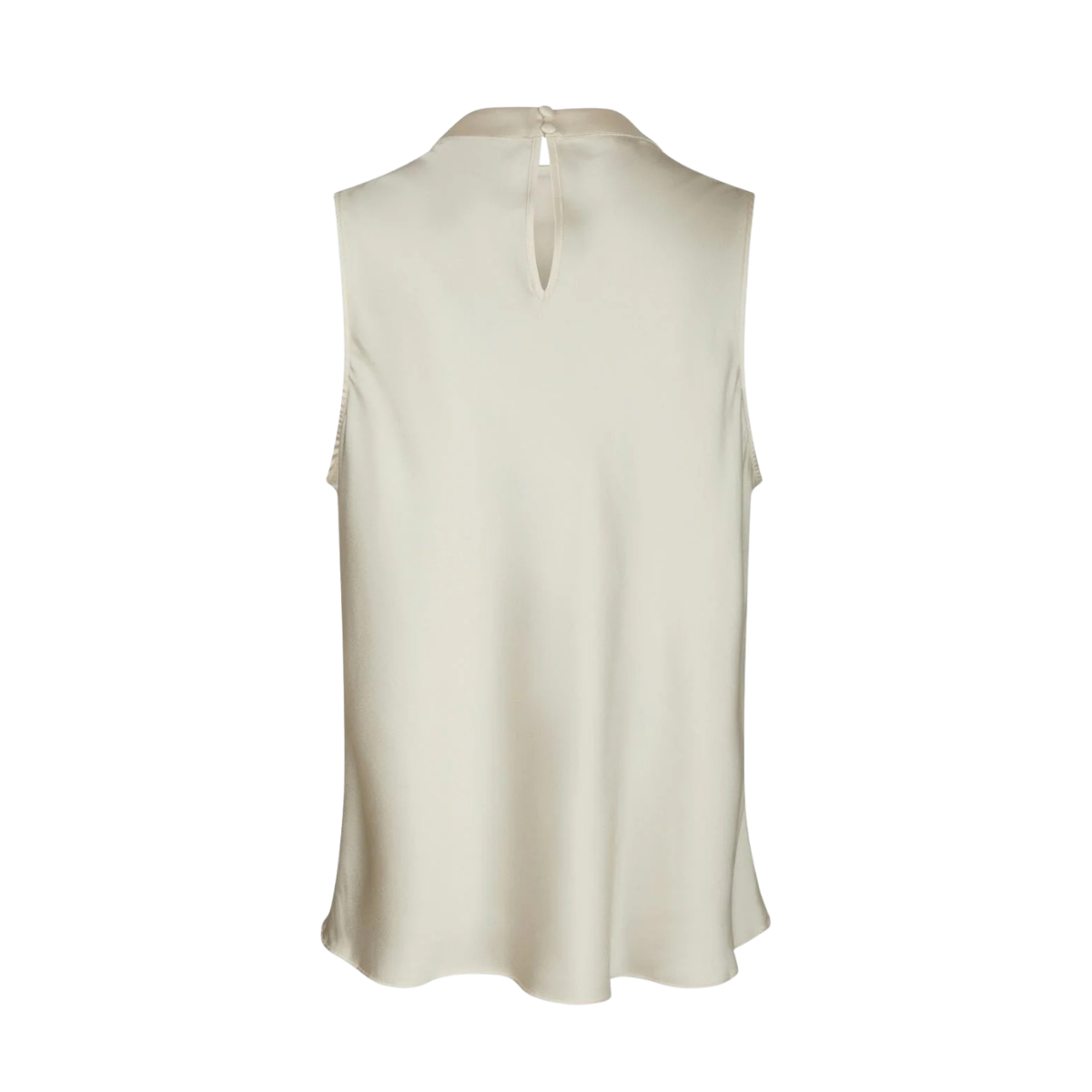 Isola Drapy Satin Top - Creme