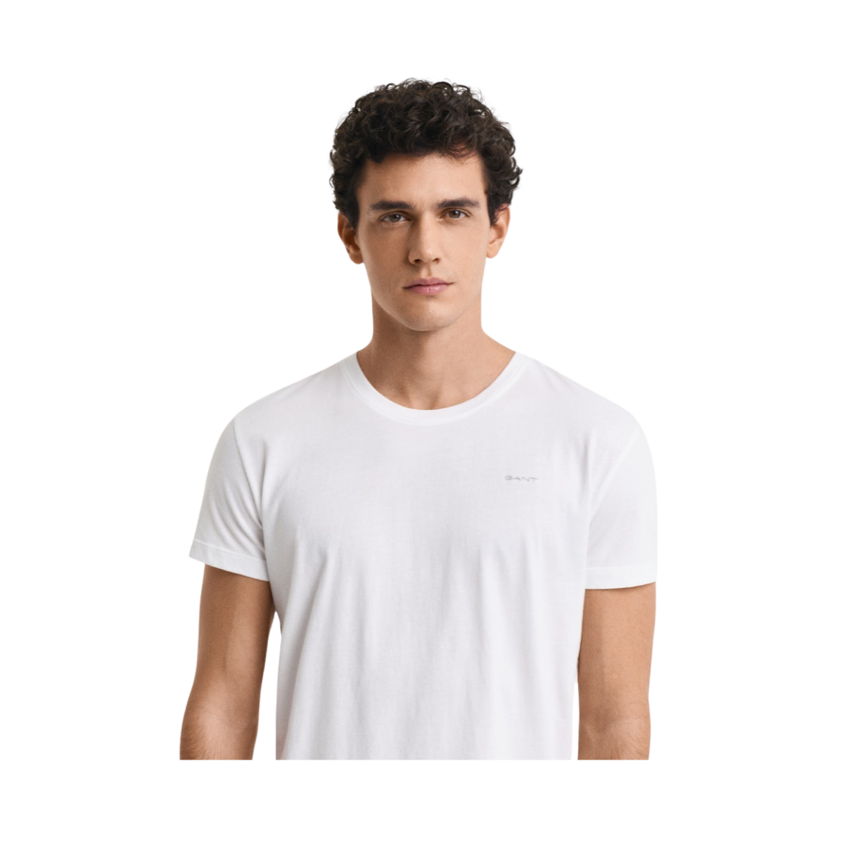 2-Pack Crew Neck T-Shirts - White