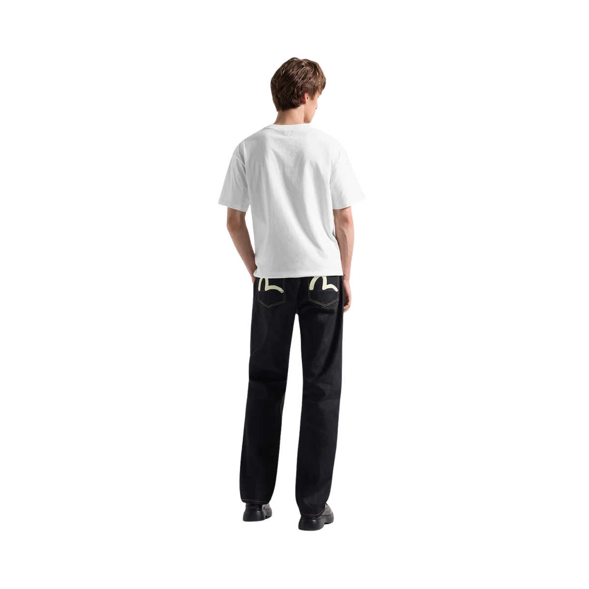 Seagull Embroidered Tee - Off White