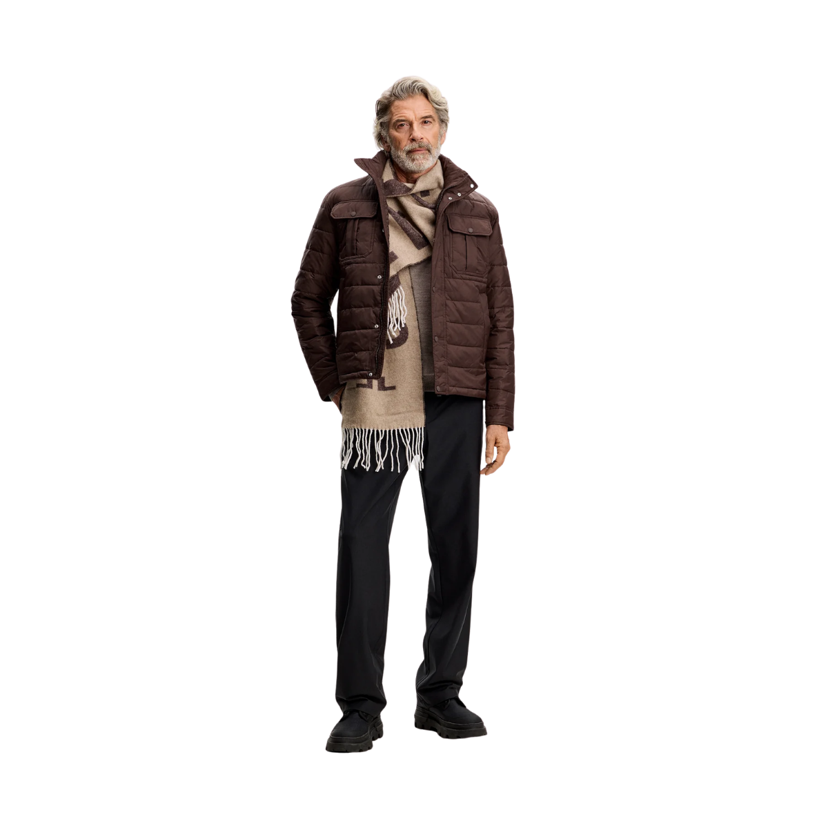Bailey Light Padded Jacket - SEAL BROWN